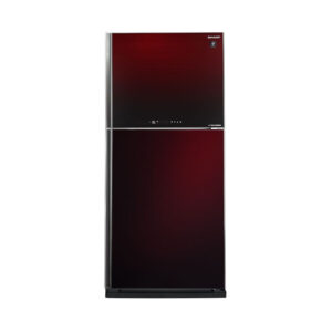 ثلاجة شارب480 لتر  أنفرتر  زجاج أحمر SJ-GV63G-RD