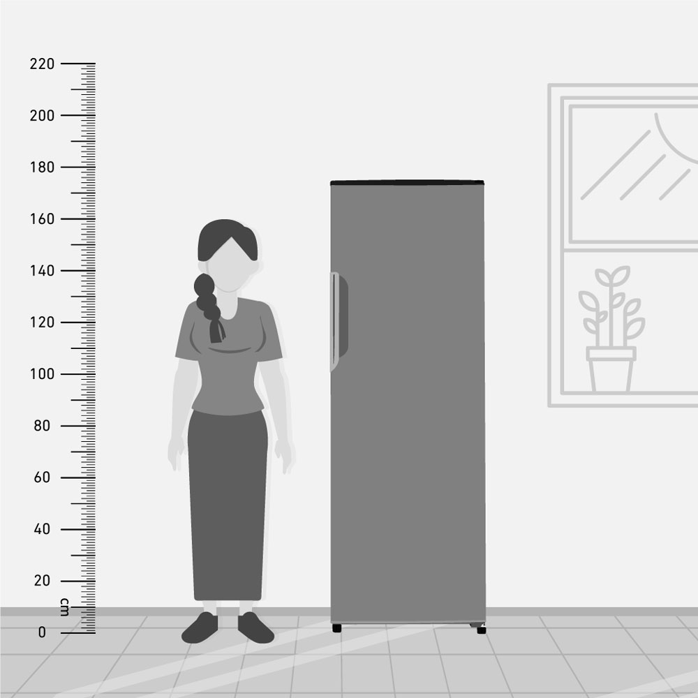 ديب فريزر رأسي شارب 300 لتر 7 درج سلفر FJ-EC27(SL) - الصورة 3