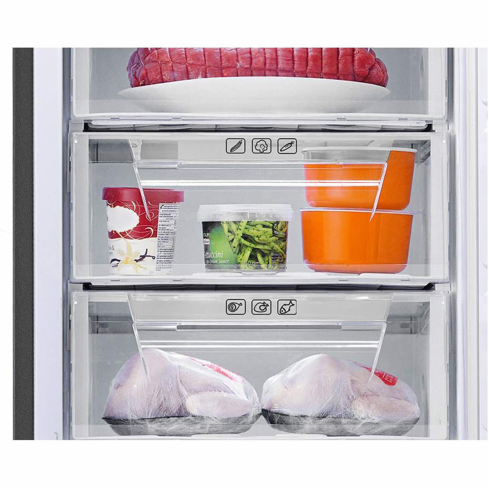 ديب فريزر راسي شارب 250 لتر 6 درج اسود FJ-EC23(BK) - الصورة 4