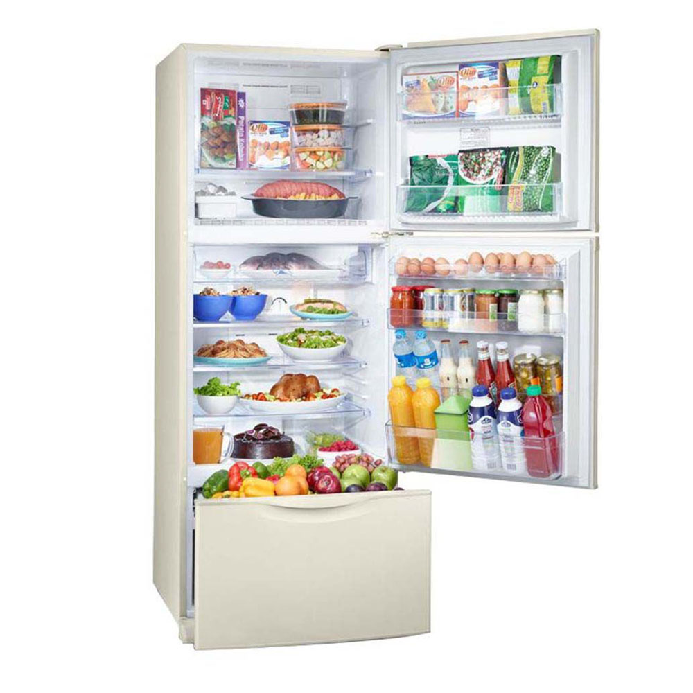 ثلاجة توشيبا 3 باب 351 لتر ذهبي GR-EFV45-G - Image 2