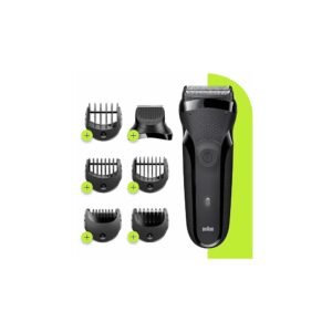Braun Series 3 300s Electric Shaver With 3 Flexible Blades - Black