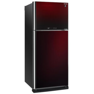 ثلاجة شارب انفرتر  385 لتر احمر زجاج SJ-GV48G-RD