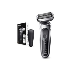Braun 70-s1000s series 7 wet and dry shaver with travel case, silver