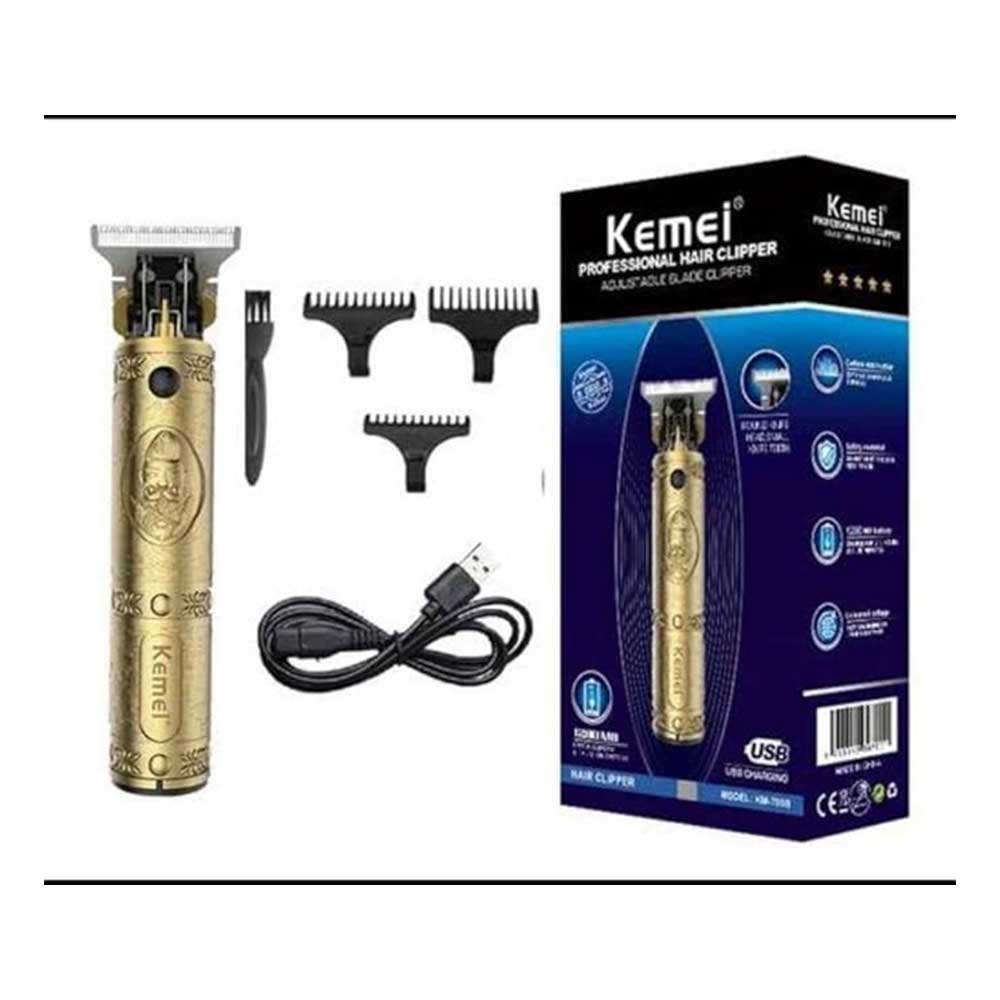 ماكينة حلاقة كيمي الاحترافية للرجال مع شفرات حادة لرسم وتحديد اللحية، كيمي KM-1974c - الصورة 3