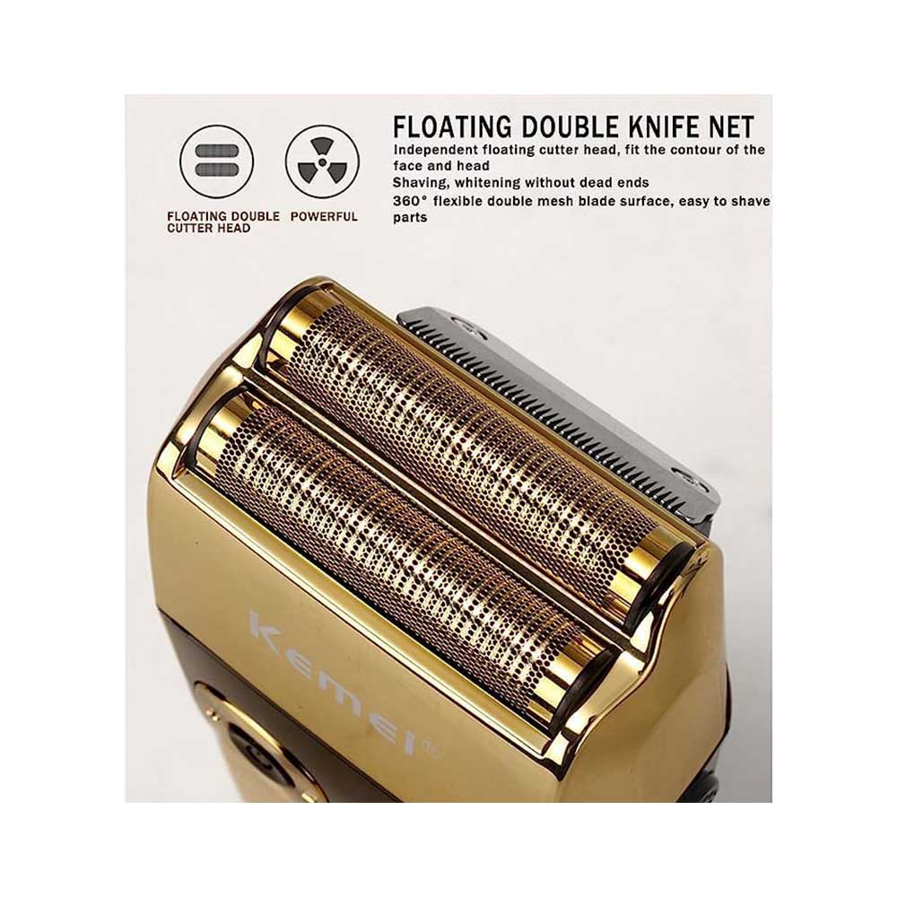 KM-2028 ماكينة حلاقة كهربائية لاسلكية من كيمي - الصورة 2