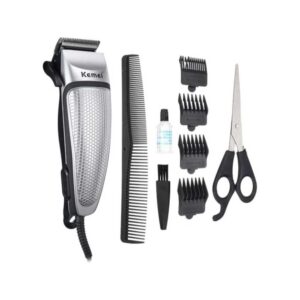 كيمى مكنة حلاقه كهربائيه km-4639 اسود/فضى