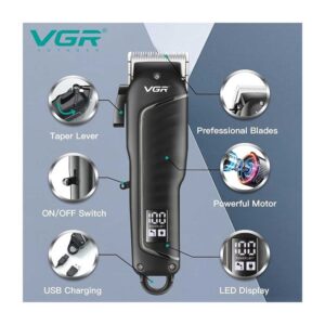 ماكينة حلاقة احترافية بدون اسلاك موديل V-683