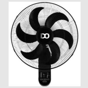 اي دو مروحة حائط 18 بوصة 6 ريشة بريموت كونترول لون أسود WF18RC-BK