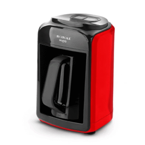 سوناى صانع القهوة التركي 535 وات 4 اكواب لون أحمر MAR-420 Red