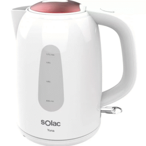 سولاك غلاية كهربائية سعة 1.7 لتر 2200 وات لون أبيض KT5851