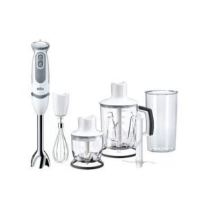 براون مضرب يدوي بالكبة 1000 وات لون أبيض*رمادي MQ5245