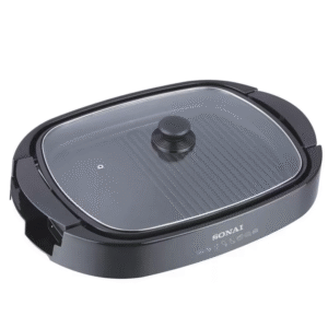 سوناى شواية 1500 وات بغطاء زجاج خاصية منع الأنزلاق MAR-610