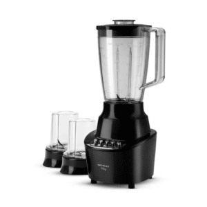 سوناى خلاط مع مطحنتين 400 وات 1.5 لتر لون أسود Mar-2300