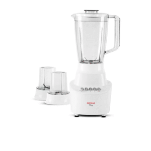 سوناى خلاط مع مطحنتين 400 وات 1.5 لتر لون أبيض Mar-2300