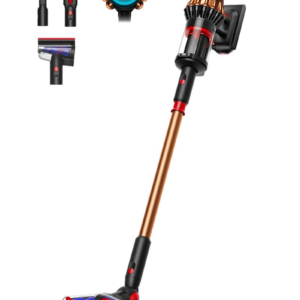مكنسة دايسون Dyson V16 Piston Animal اللاسلكية بقوة 900 واط وشفط 315 AW وسعة 1.3 لتر للتنظيف الجاف - أسود / نحاسي