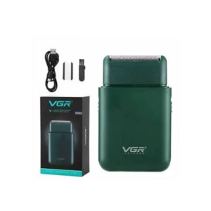 ماكينة الحلاقة في جي ار VGR V-390 هي ماكينة حلاقة وتنعيم (Shaver) محمولة بحجم الجيب