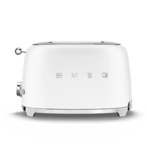 توستر سميج باللون الأبيض الناصع (Smeg Toaster White) | لمسة الفخامة والنقاء في مطبخكTSF01