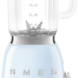 خلاط سميج الكهربائي بتصميمه الكلاسيكي 1.7 لتر - لون لبني (Smeg Blender Pastel Blue)