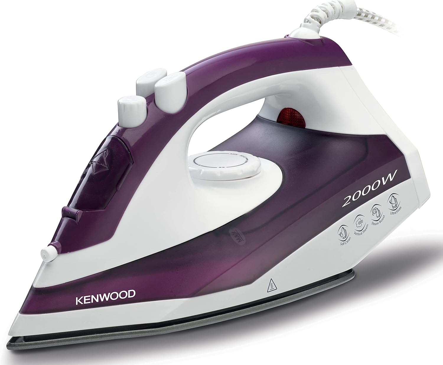 مكواة بخار كينوود 2000 واط قاعدة تفلون (Kenwood STP40.000WP)