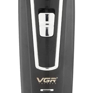 ماكينة حلاقة وتنعيم VGR V-210 اللاسلكية 3 في 1 للرجال - أسود وفضي