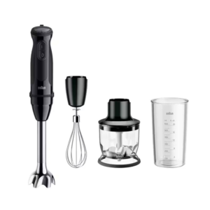 هاند بلندر براون مالتي كويك 5 (Braun MultiQuick 5 Vario) موديل MQ 50202M بقوة 1000 وات خياراً ممتازاً في المطبخ، يجمع بين القوة والأداء العالي