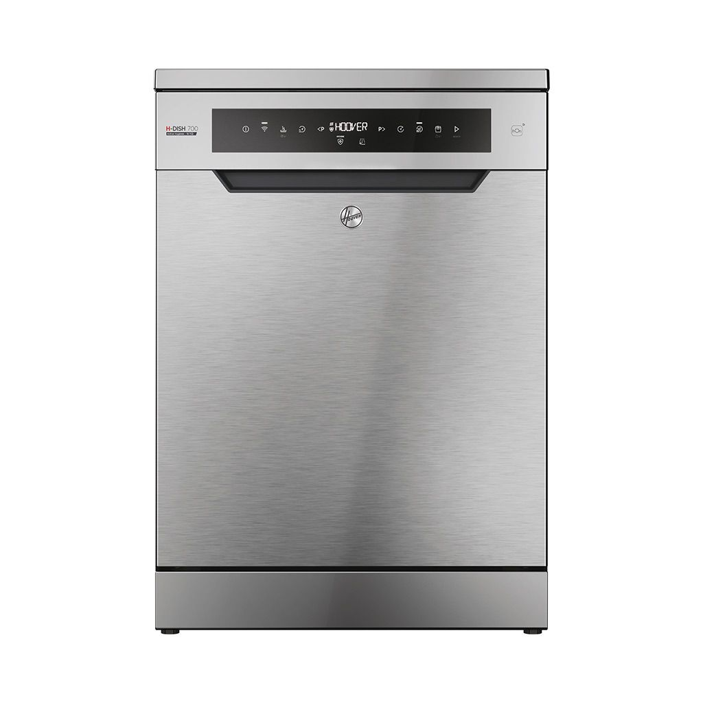 غسالة أطباق هوفر انفرتر 16 فرد 60 سم شاشة ديجيتال 10 برنامج استانلس HF6C7S3PSX-EG