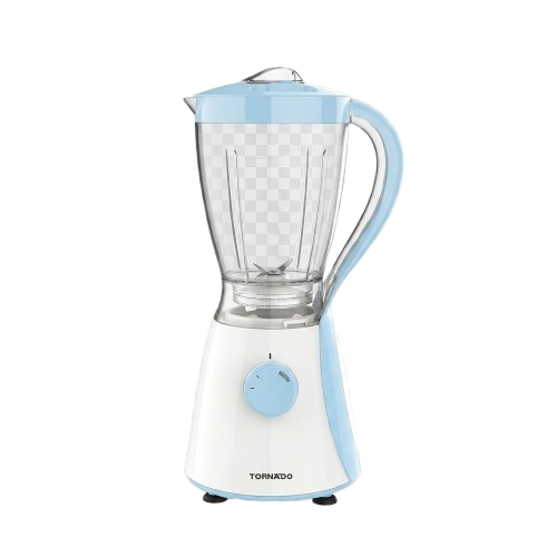 خلاط تورنيدو الكهربائي -blue TB-600/2 خياراً ممتازاً وعملياً لتحضير العصائر و طحن التوابل والمكسرات بكفاءة عالية داخل المطبخ